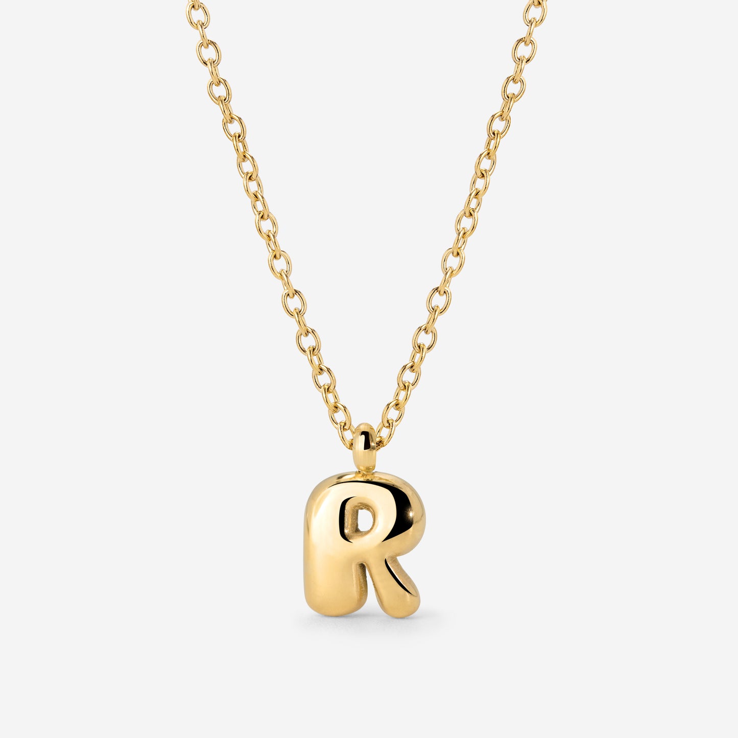 Bubble Letter Collana Oro
