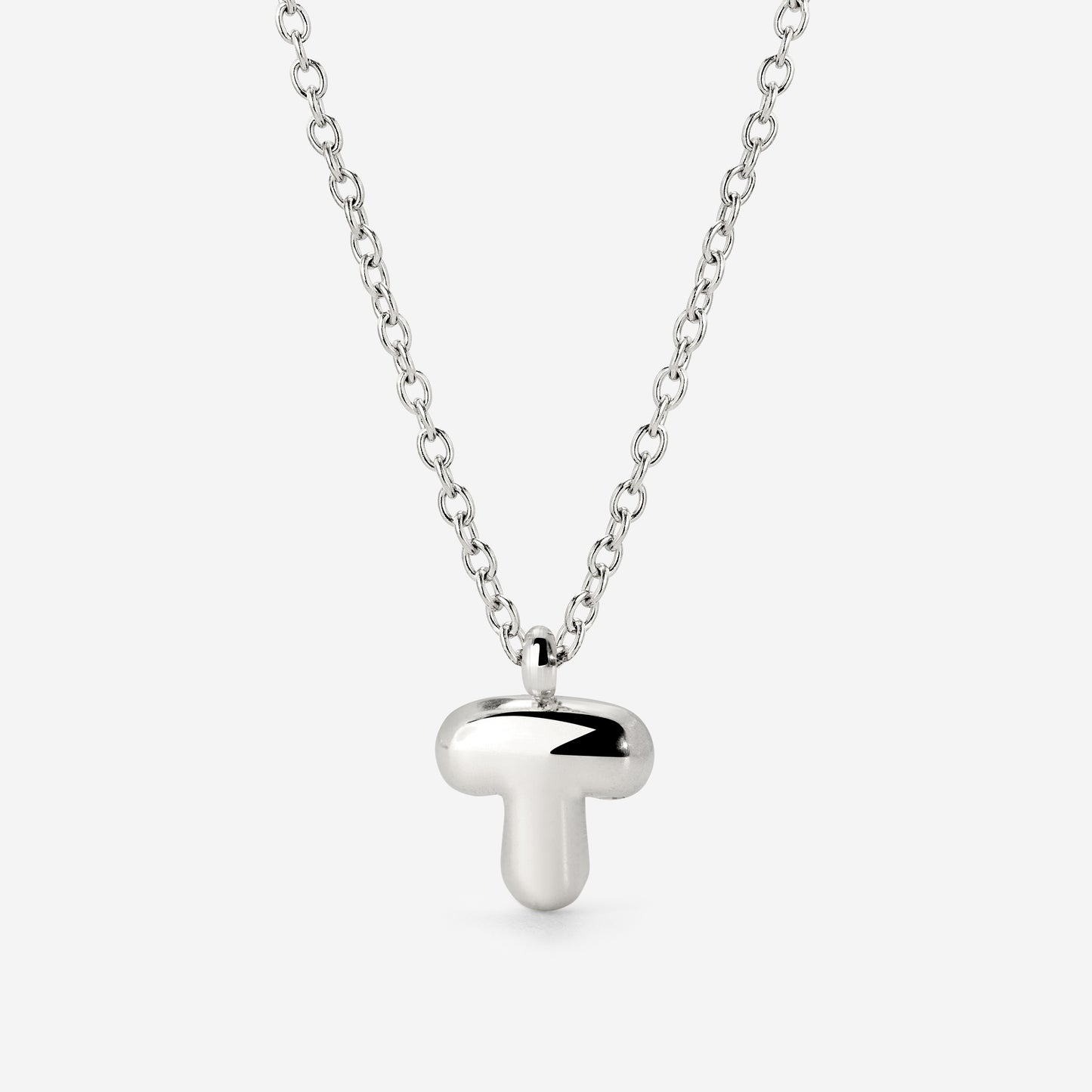 Bubble Letter Collana Argento