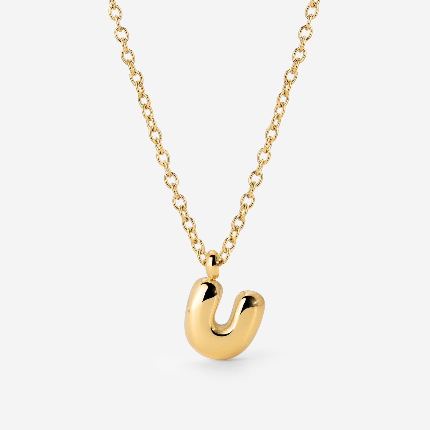 Bubble Letter Collana Oro