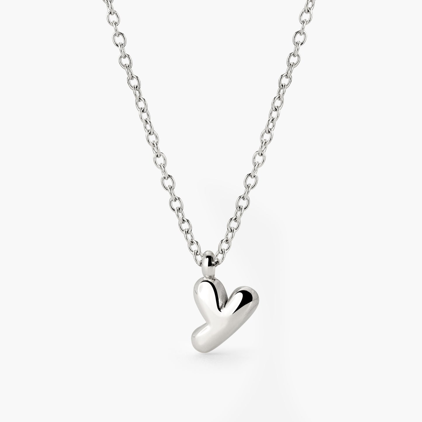 Bubble Letter Collana Argento