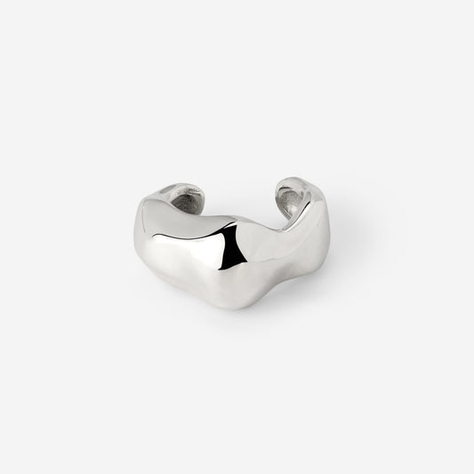 Colorful Conny Ear Cuff Argento