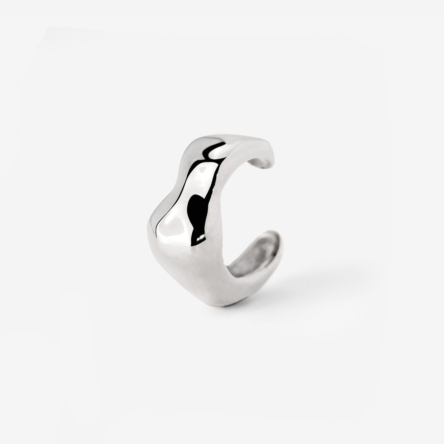 Colorful Conny Ear Cuff Argento