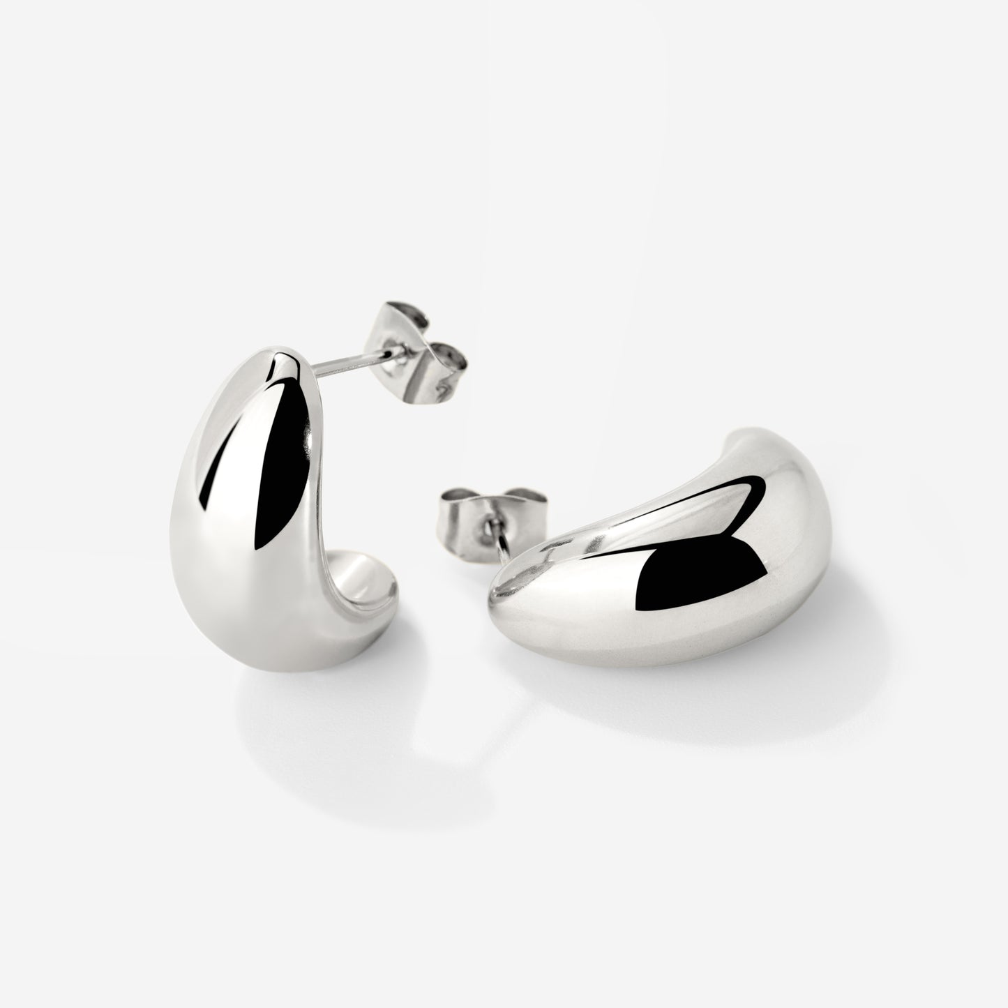 Huggie Orecchini Argento