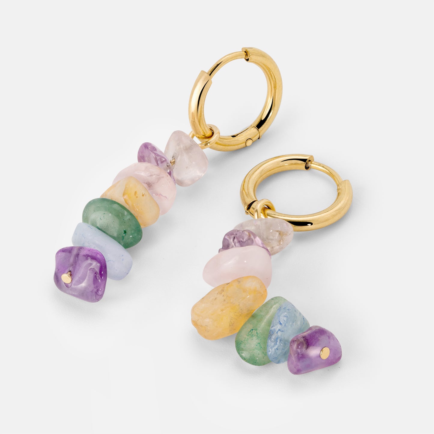 Luminous Lisy Hoop Set Small Oro