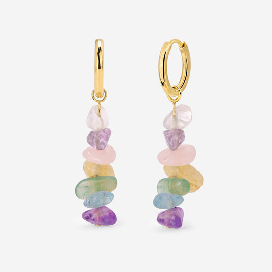 Luminous Lisy Hoop Set Small Oro