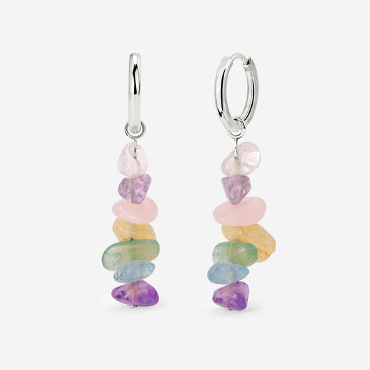 Luminous Lisy Hoop Set Small Argento