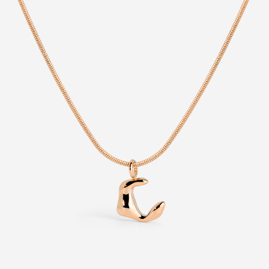 Lunar Leni Choker Oro Rosa