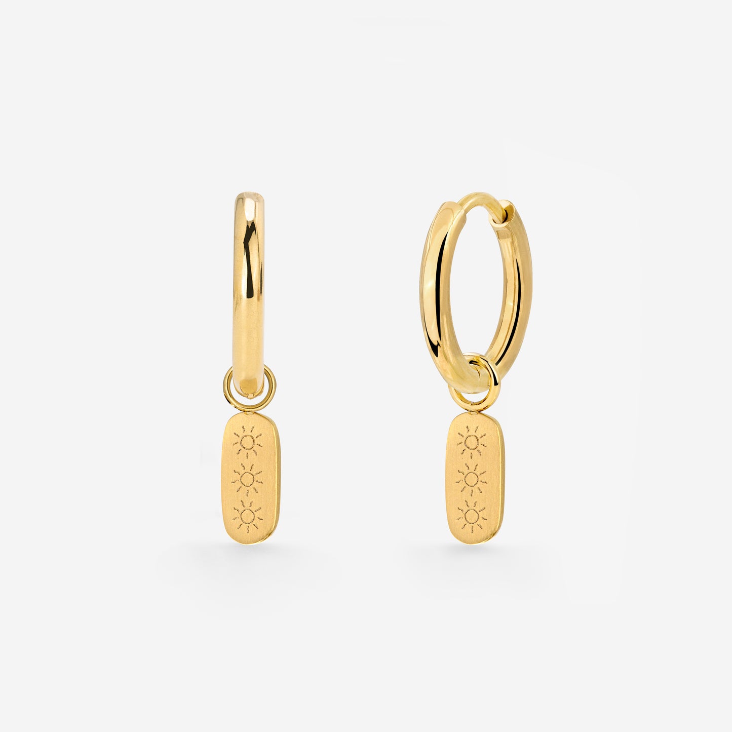 Under the Sun Hoop Set Small Oro