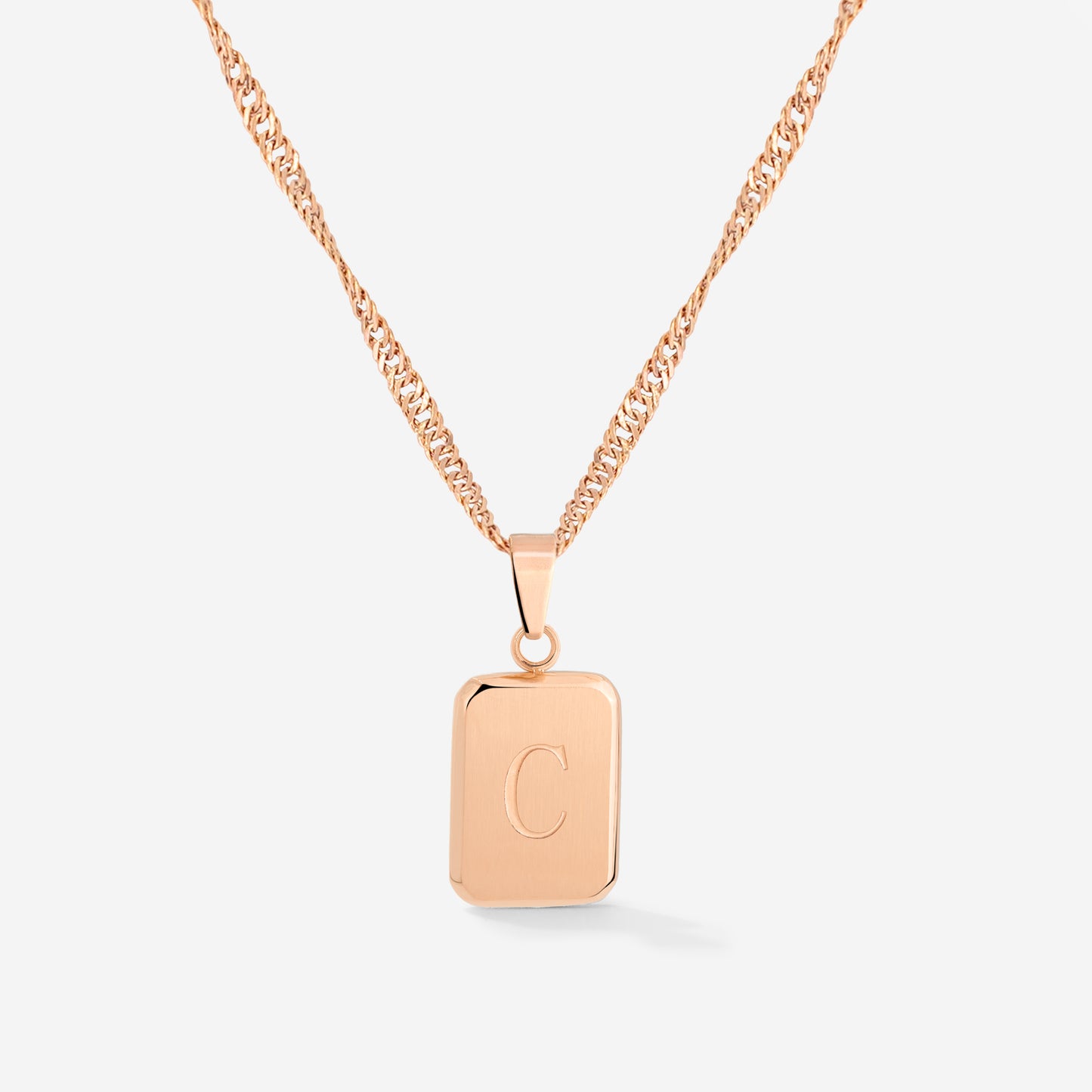 Letter Collana Oro Rosa