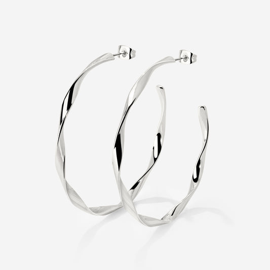 Sahira Orecchini Large Argento