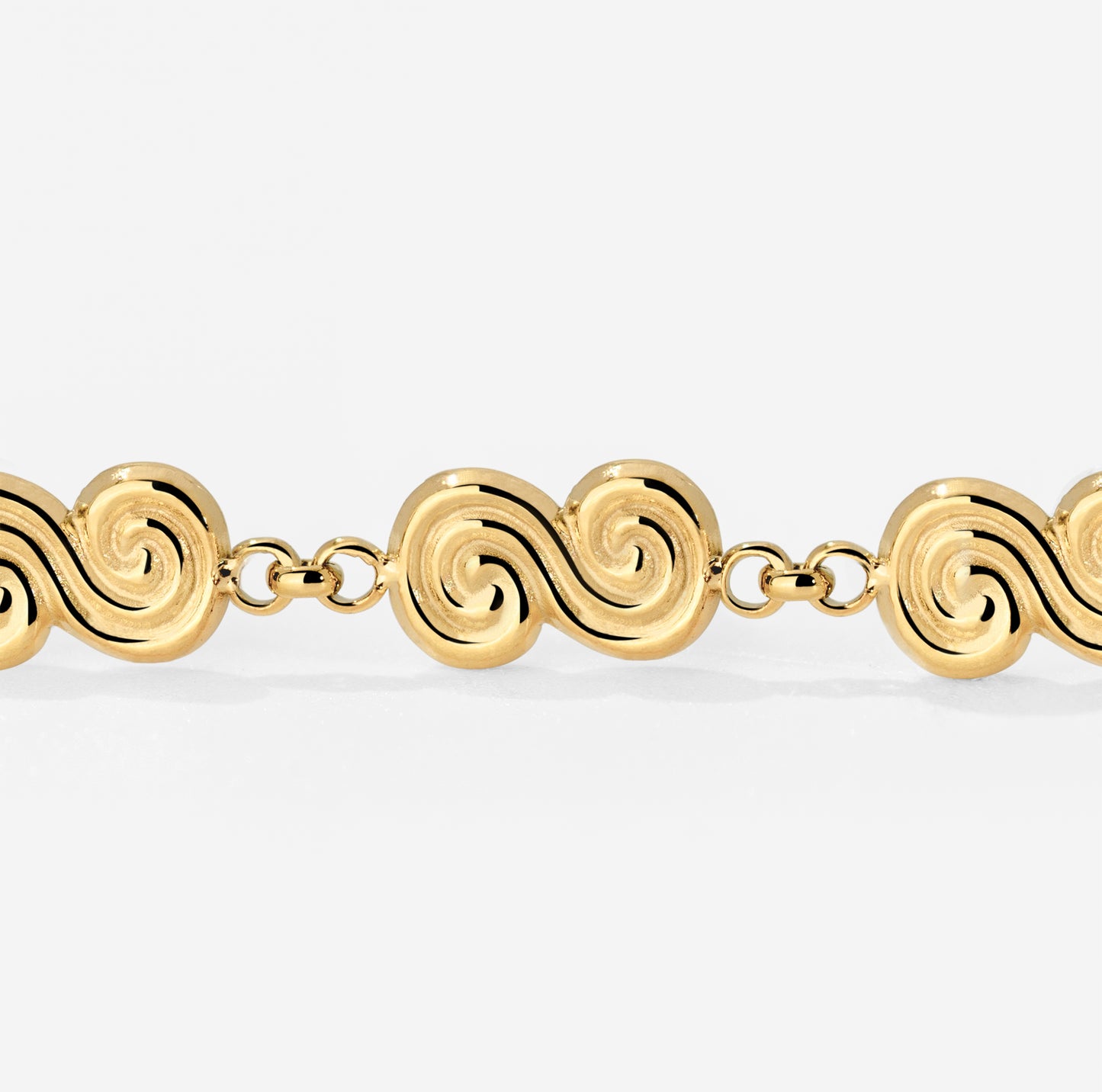 Serpent's Whisper Hoop Set Small Oro