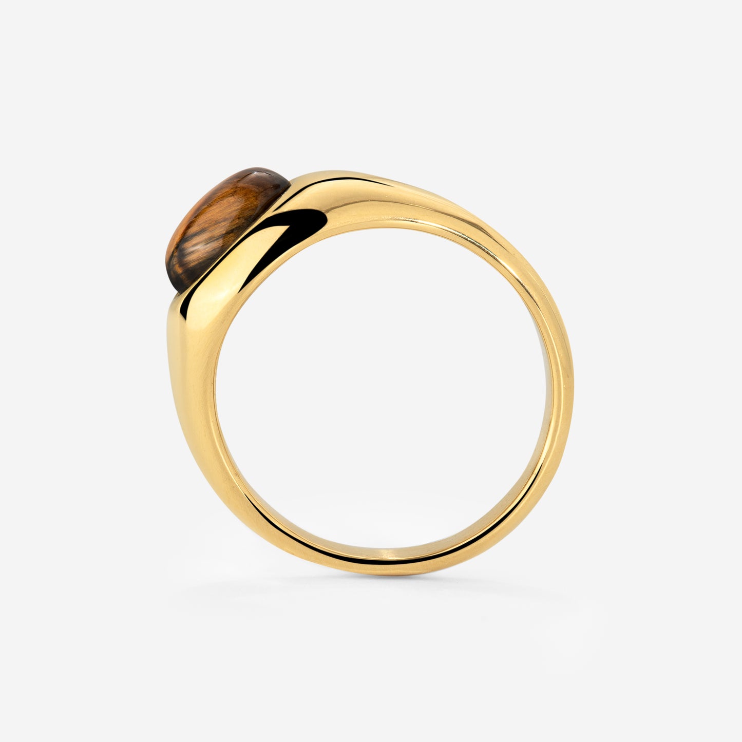 Tiger's Eye Anello Oro