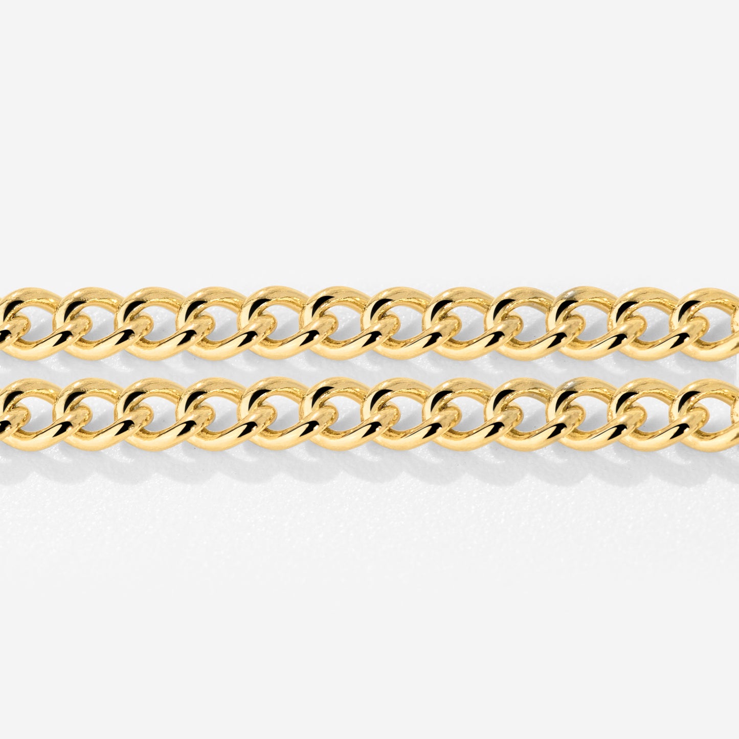 Curb Chain Double Bracciale Oro