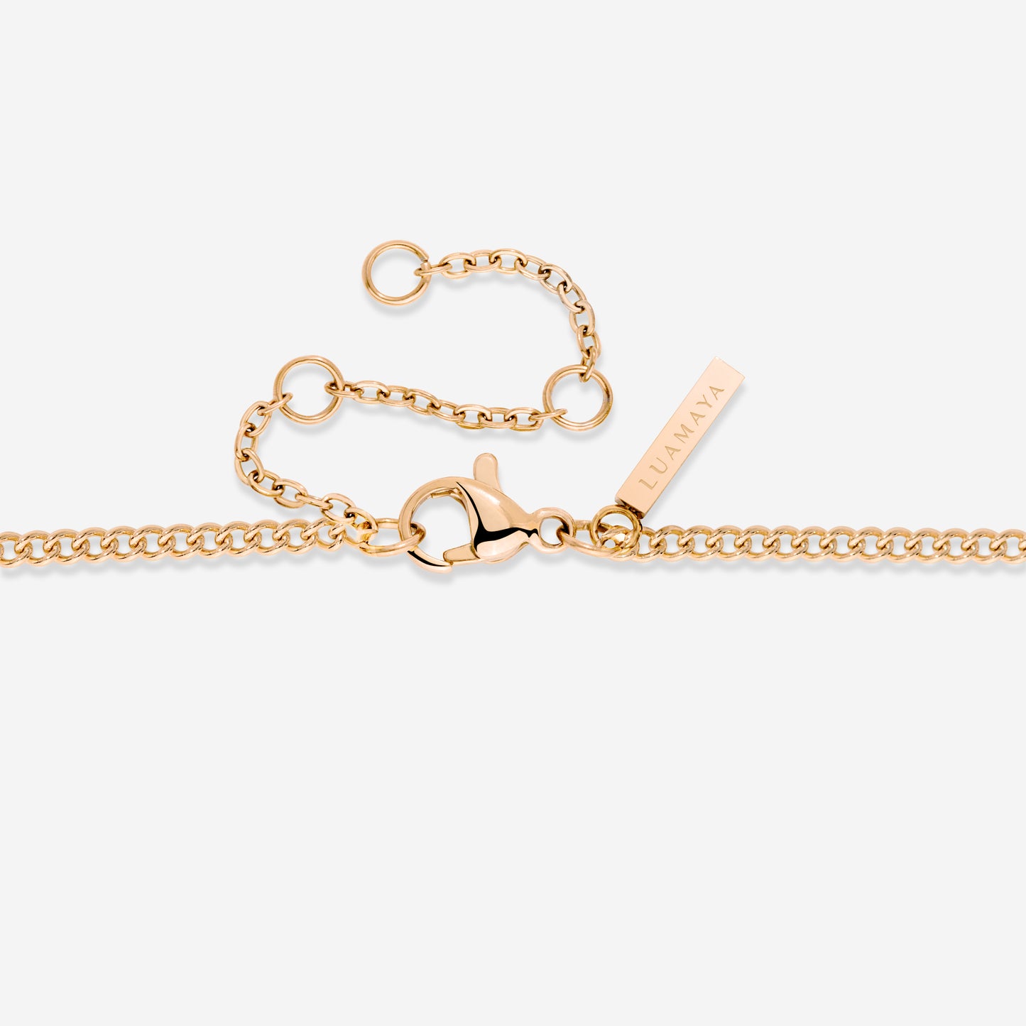 Curb Chain Collana Oro Rosa