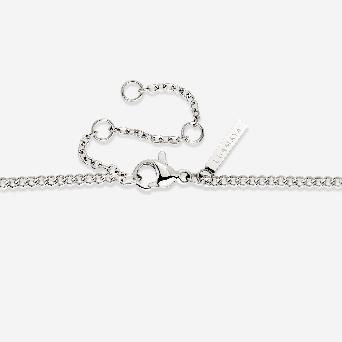 Curb Chain Collana Argento