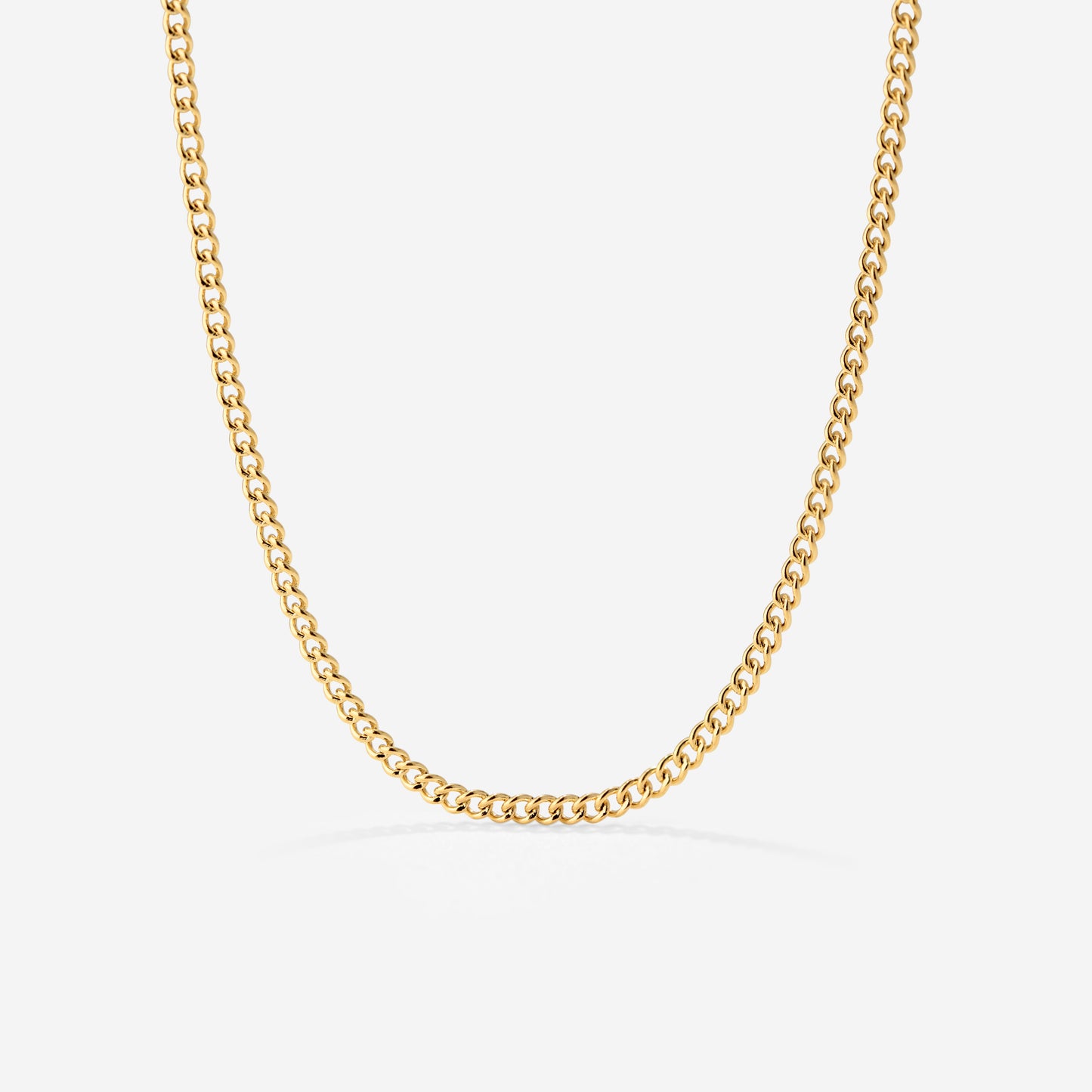 Curb Chain Collana Oro