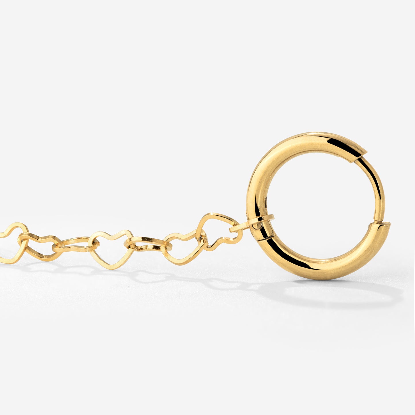 Heart after Heart Hoop Set Small Oro