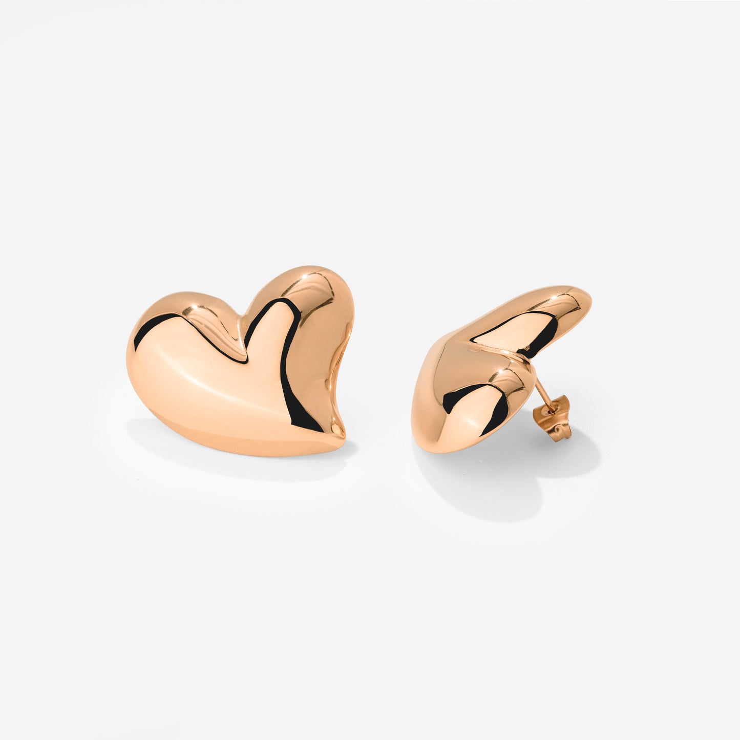 Heartie Orecchini Oro Rosa