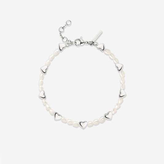 Love Pearls Bracciale Argento