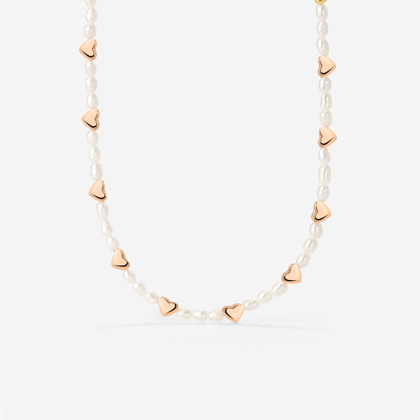 Love Pearls Collana Oro Rosa