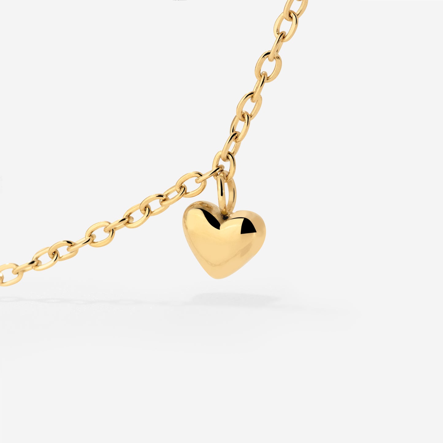 Lovely Heart Choker Oro