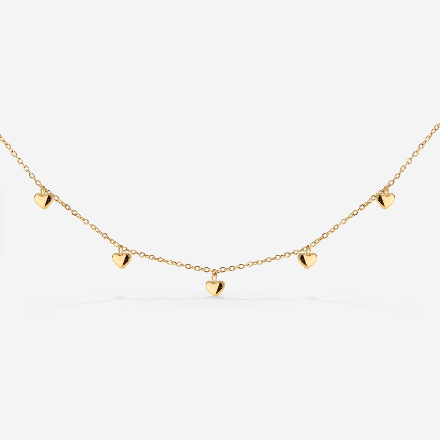 Lovely Heart Choker Oro