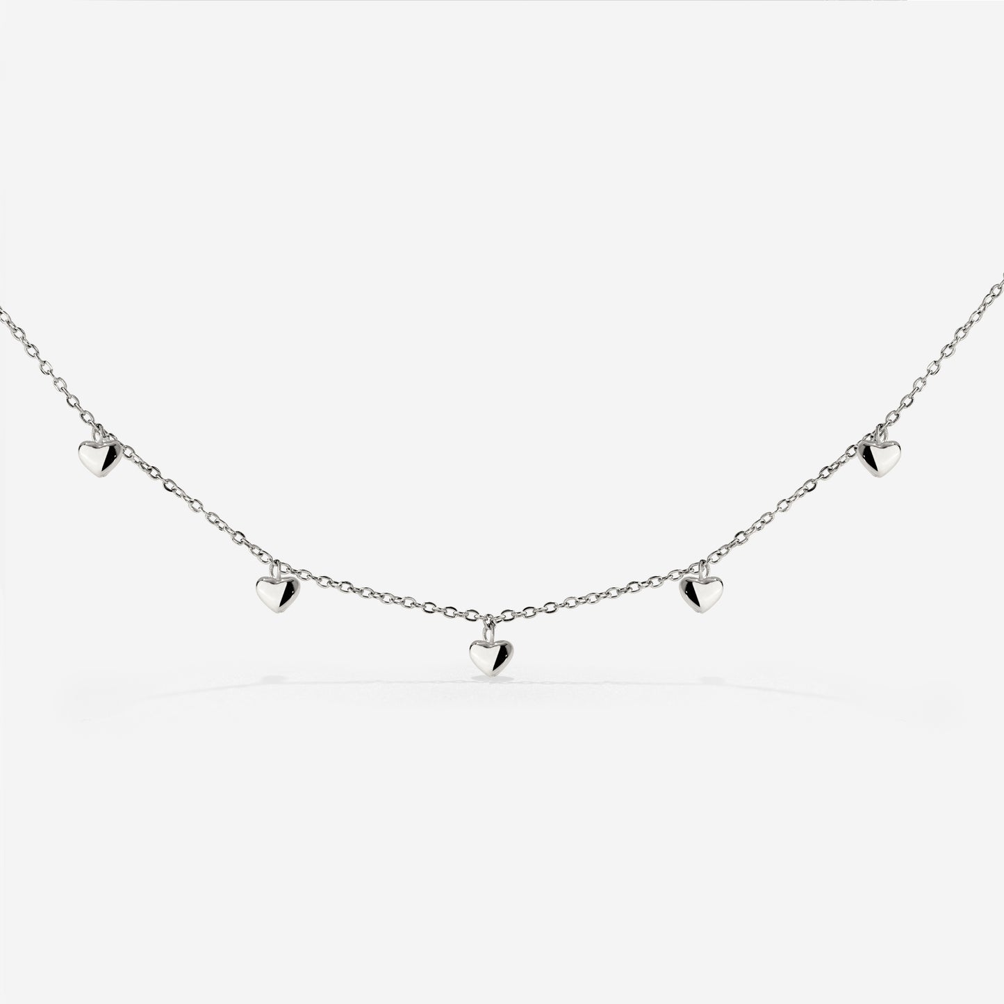Lovely Heart Choker Argento