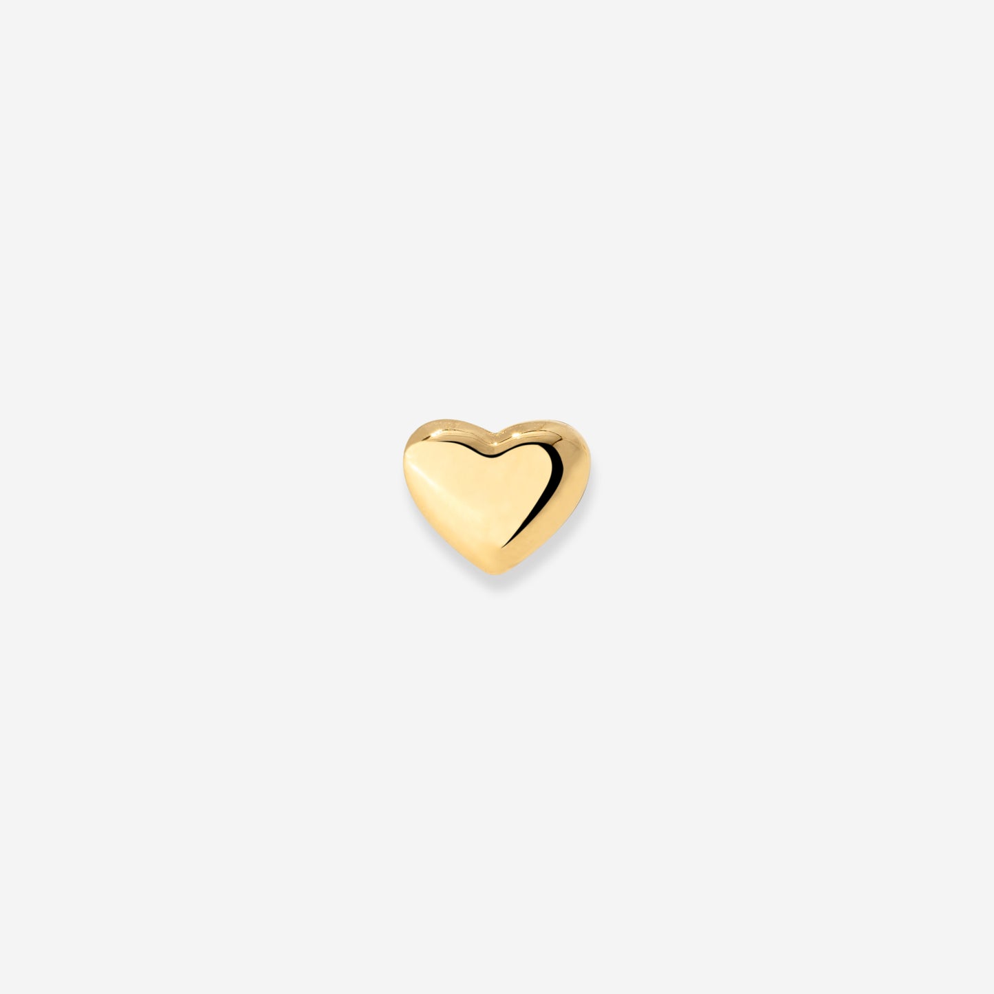 Lovely Heart Piercing a Bottone Oro