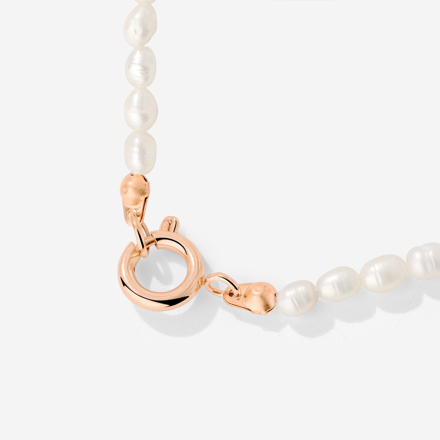 Pearly Charm Collana Oro Rosa