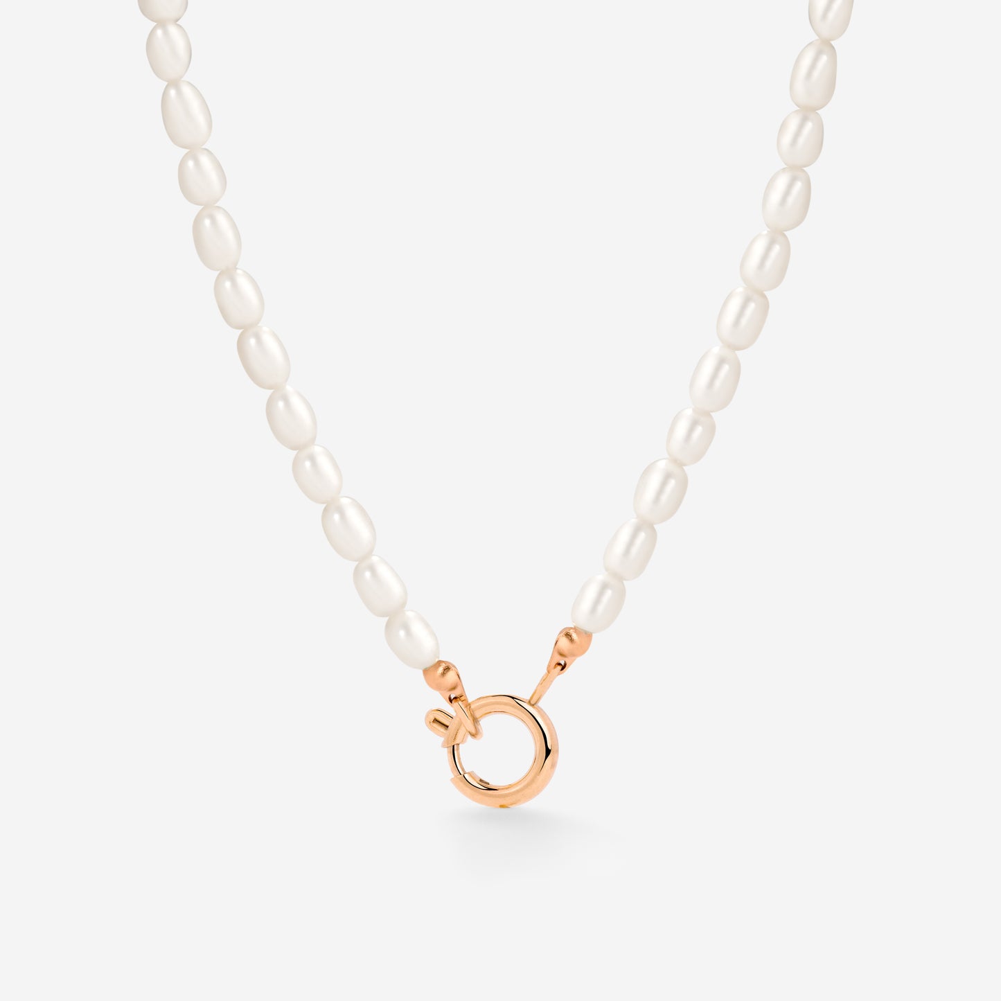 Pearly Charm Collana Oro Rosa