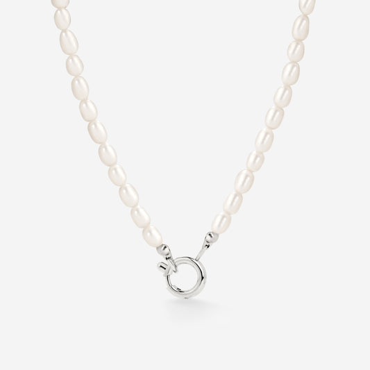 Pearly Charm Collana Argento