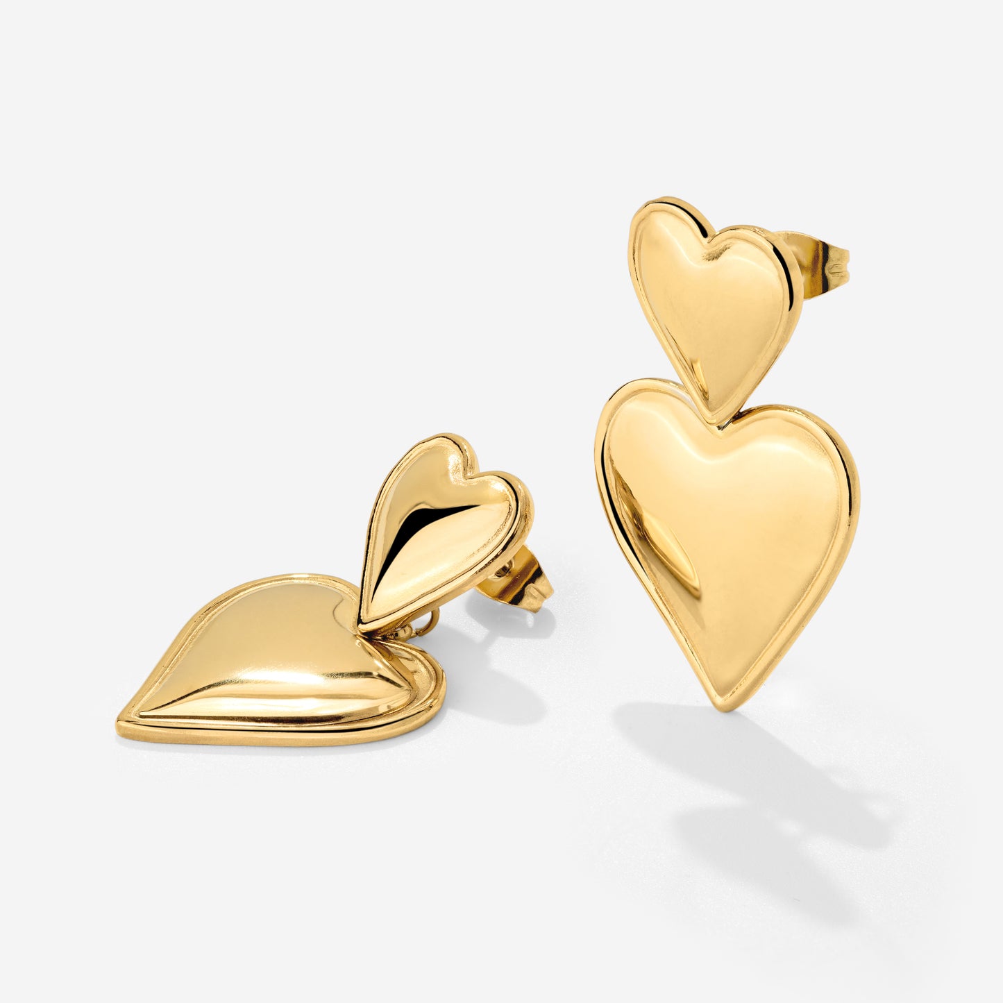 Pillow Hearts Orecchini Oro