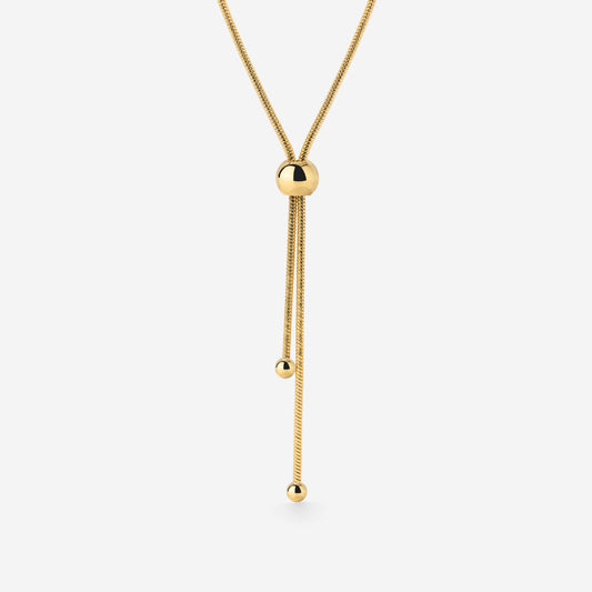 Simple Elegance Y-Collana Gold