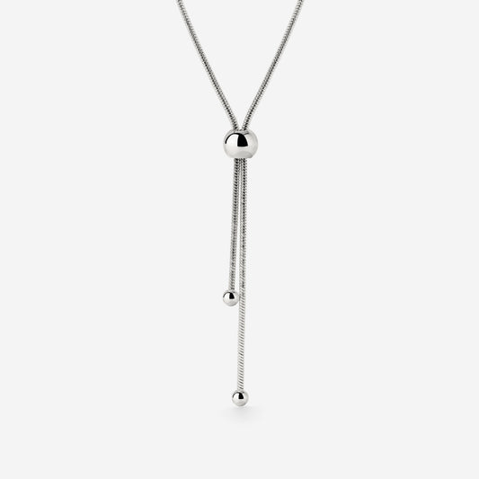 Simple Elegance Y-Collana Argento