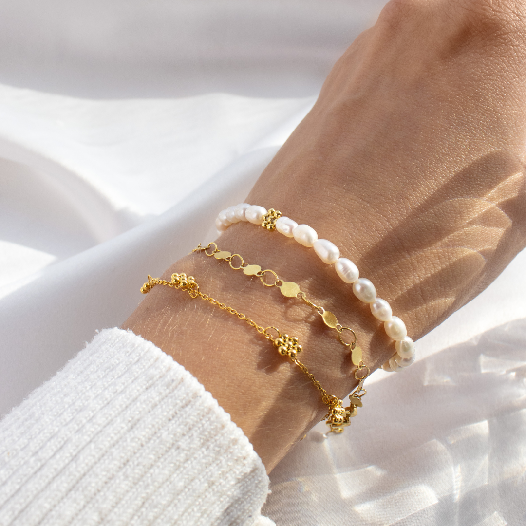 Blossom Pearl Bracciale Argento