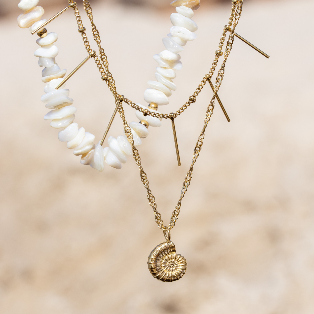Sea Urchin Choker Oro Rosa