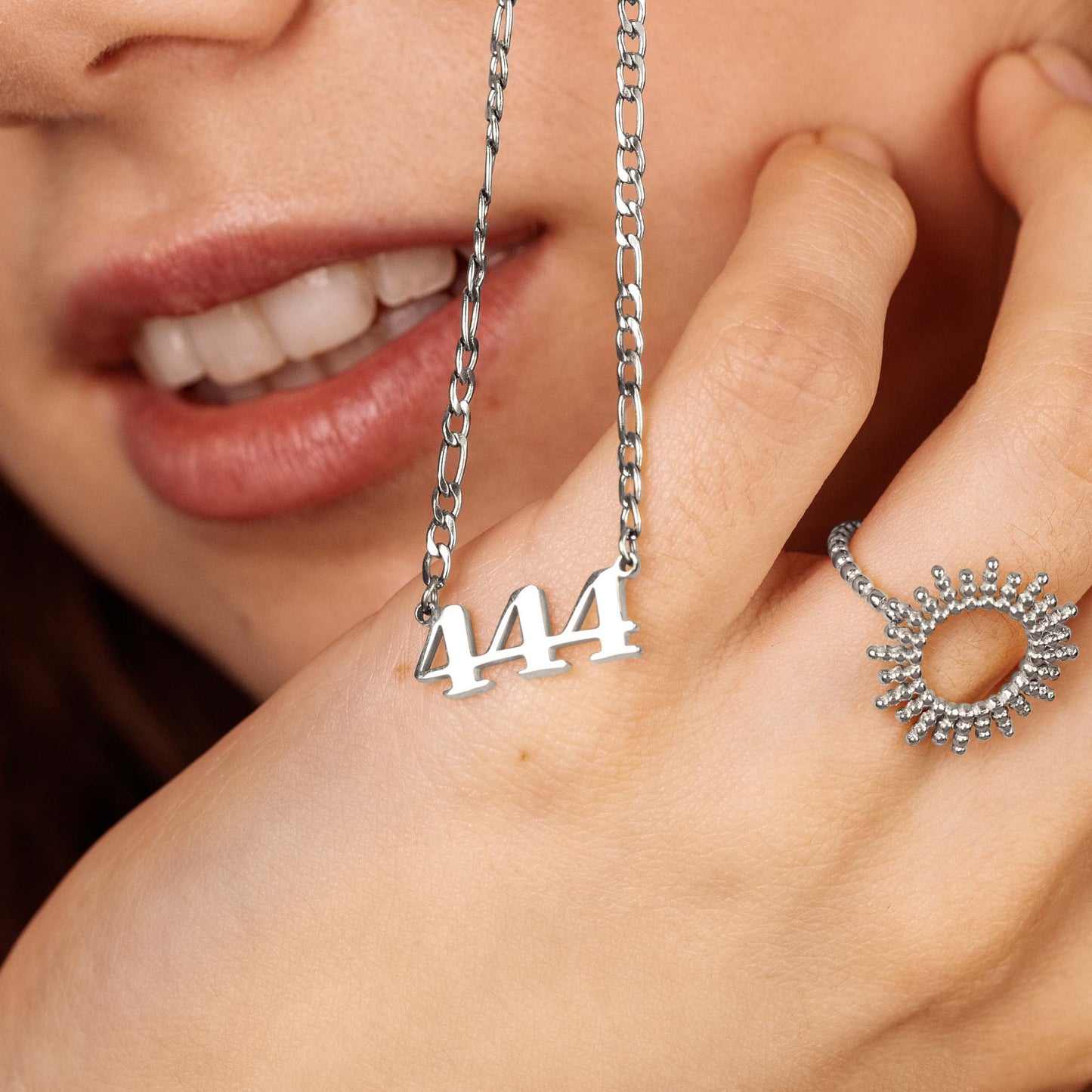 Angel Number Collana Argento