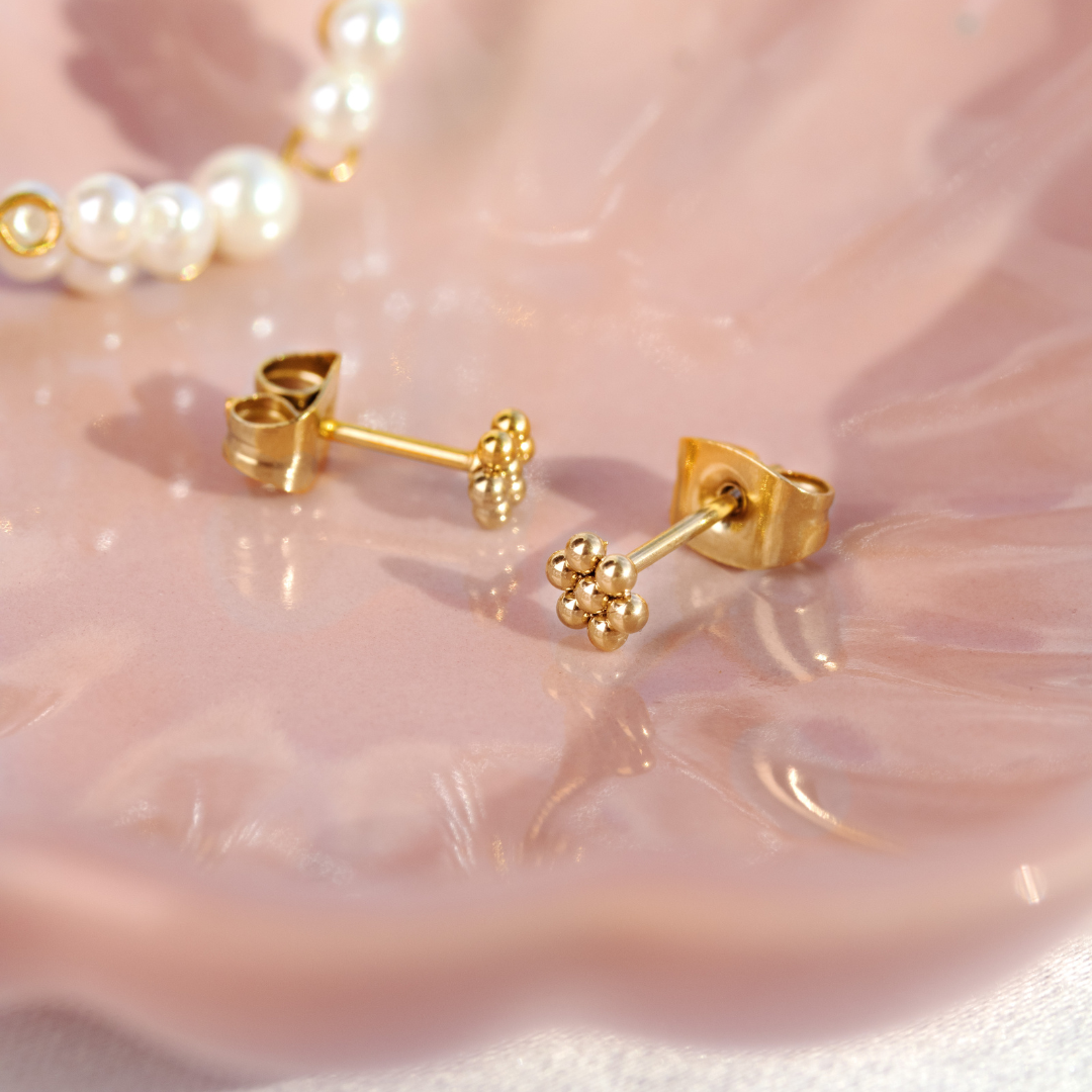 Blooming Studs Oro