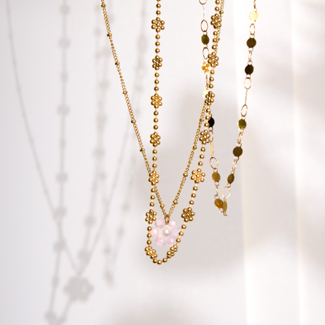 Blooming Choker Argento