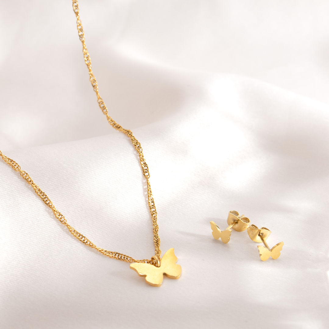 Flutterby Studs Oro