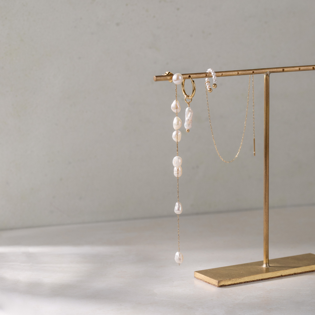 Krissis Special Pearl Ear Cuff Oro