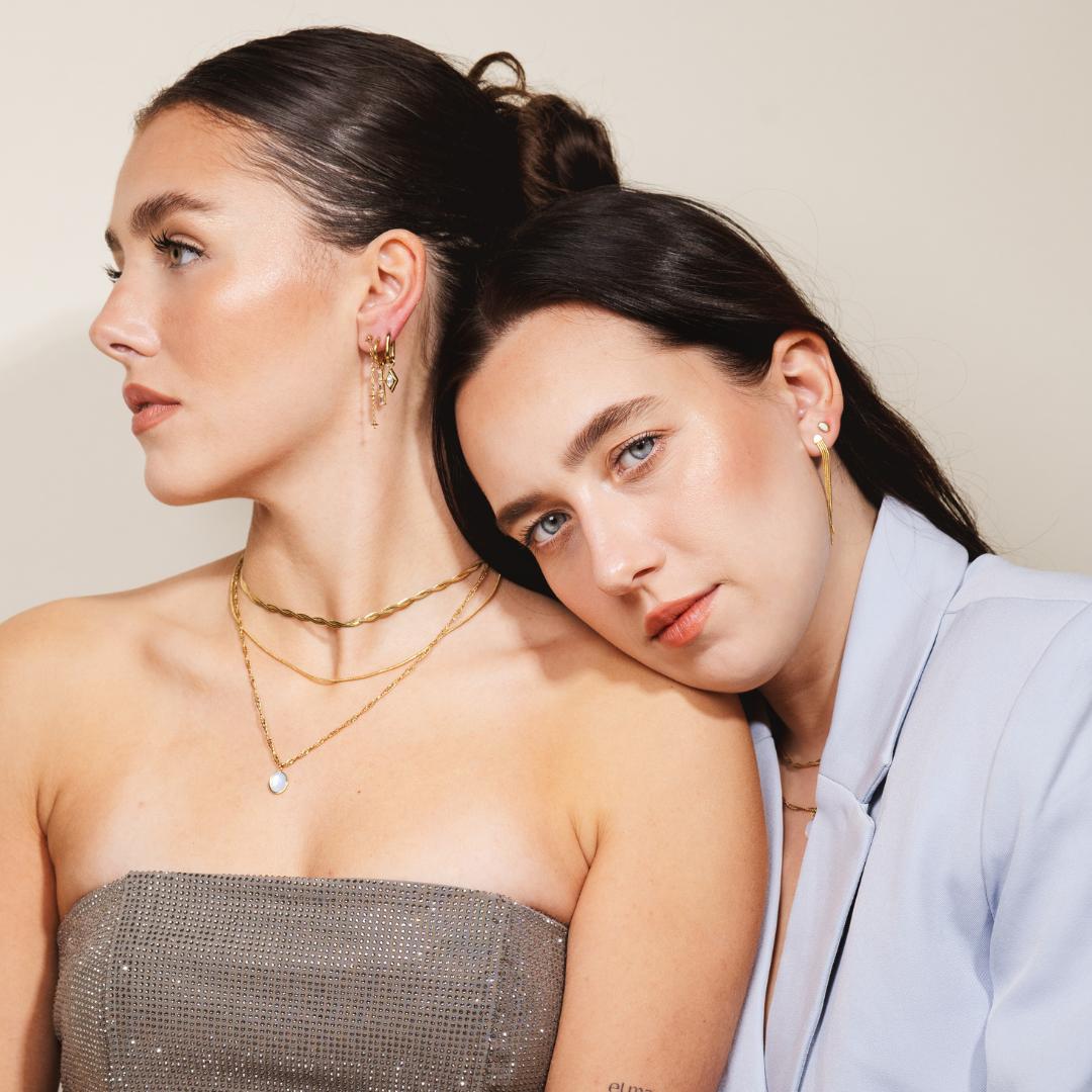 Oval Pendant Collana Oro