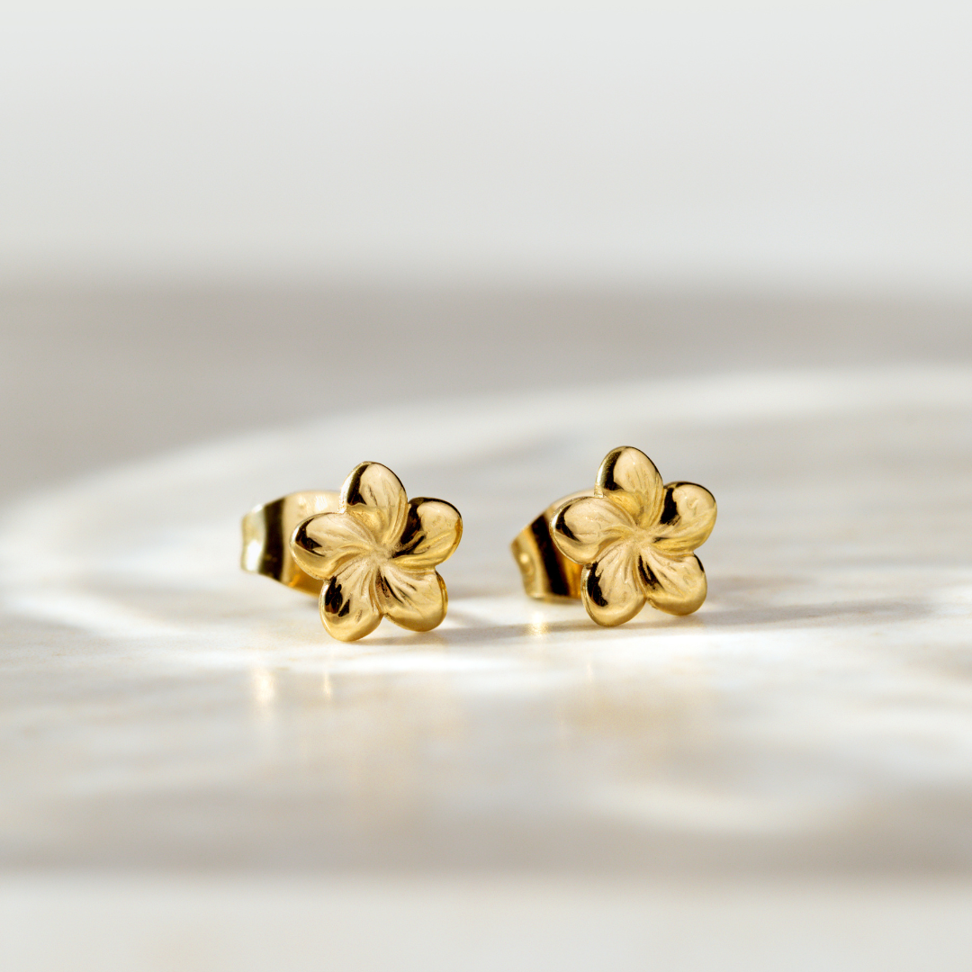 Floral Glow Orecchini Oro Rosa
