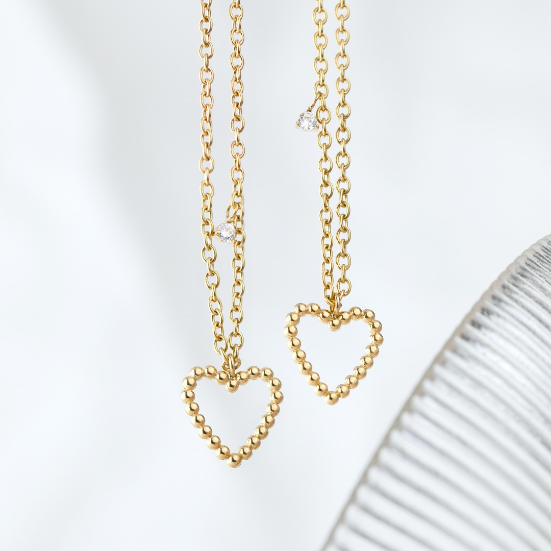 Heart of Gold Collana Argento