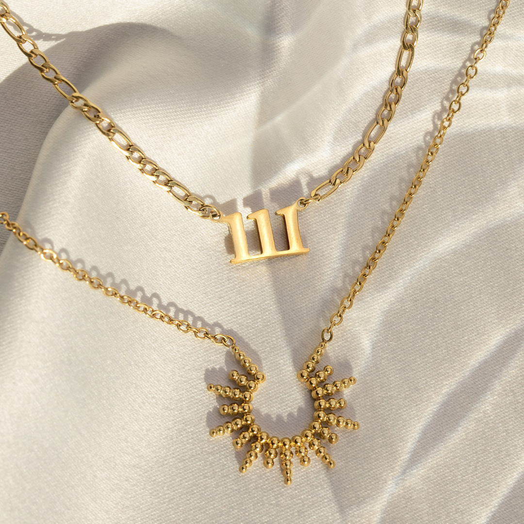 Angel Number Collana Argento