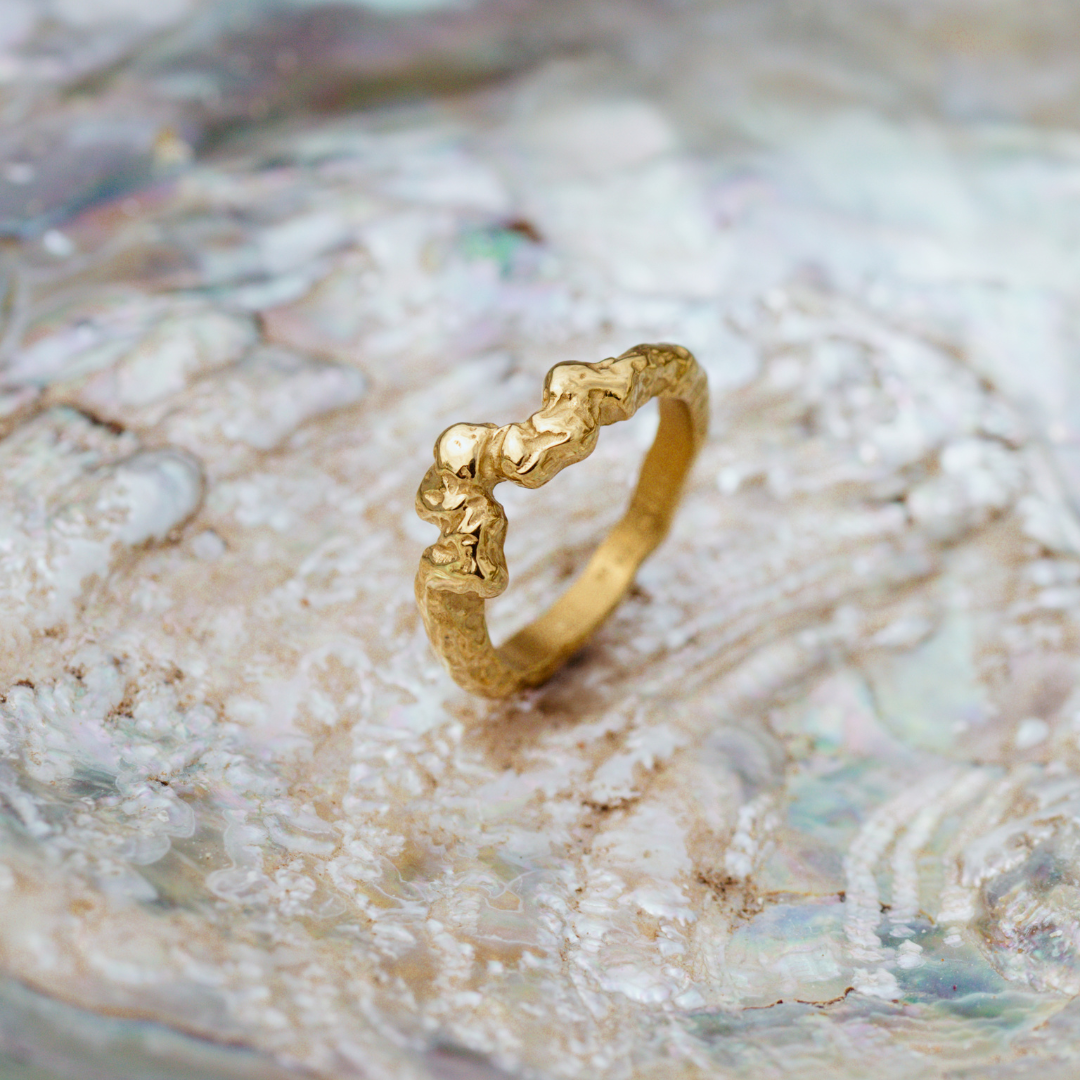 Reef's Whisper Anello Oro Rosa