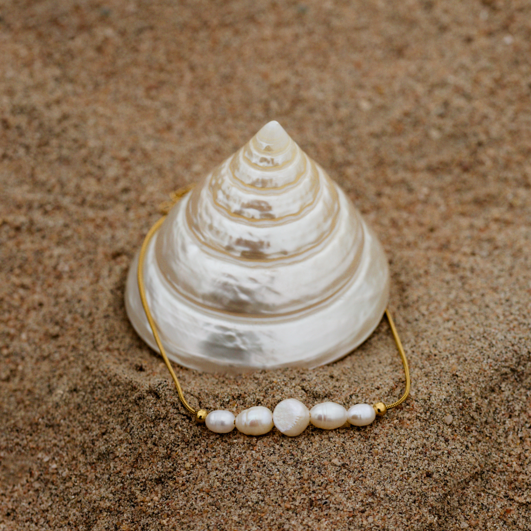 Pearlessence Cavigliera Oro Rosa