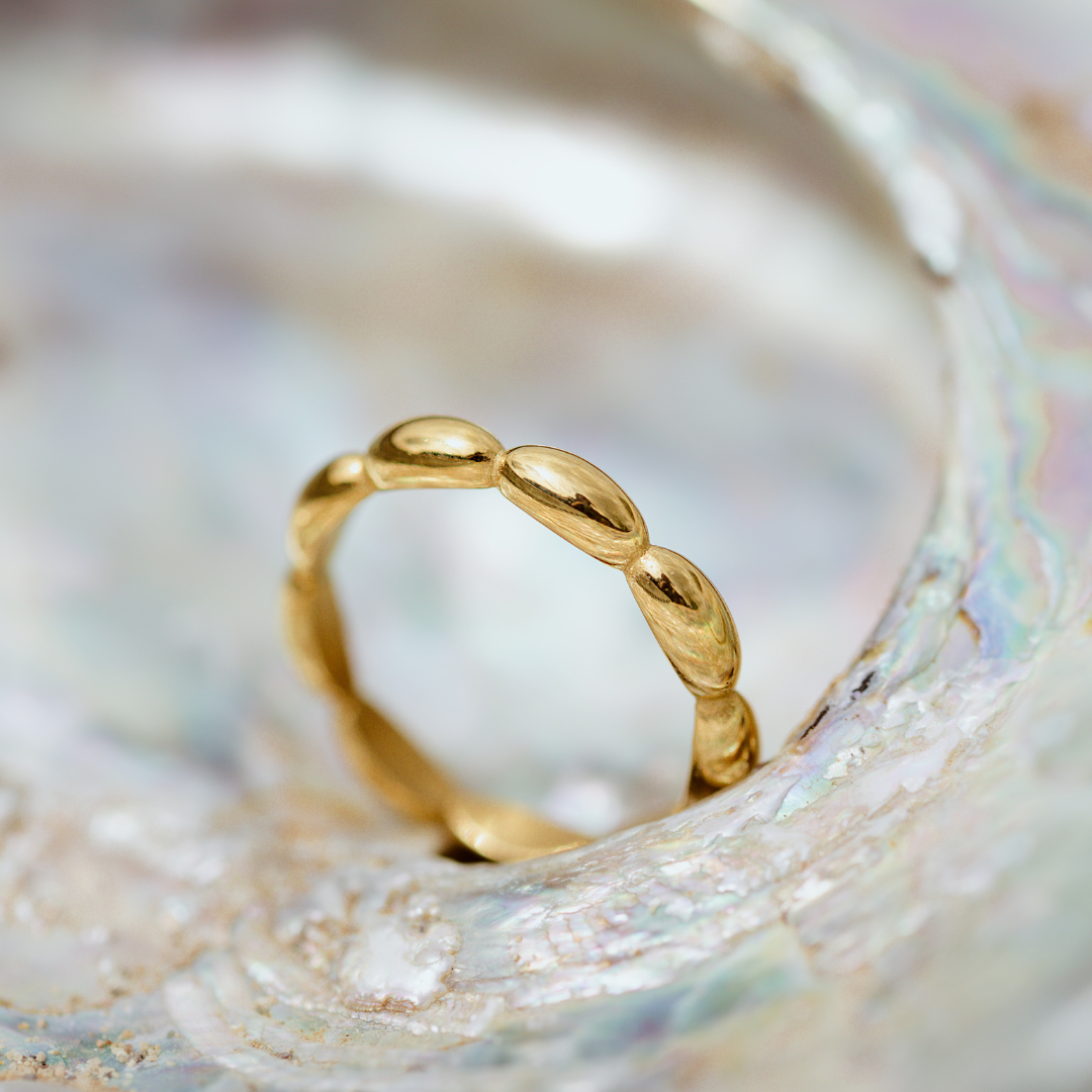 Drop in the Ocean Anello Oro