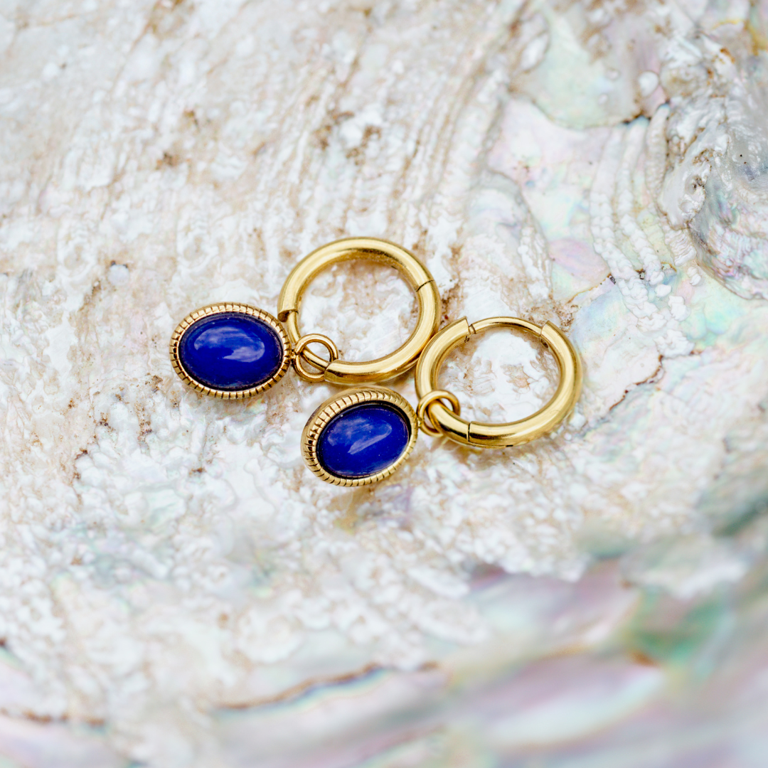 Deep Sea Hoop Set Small Argento