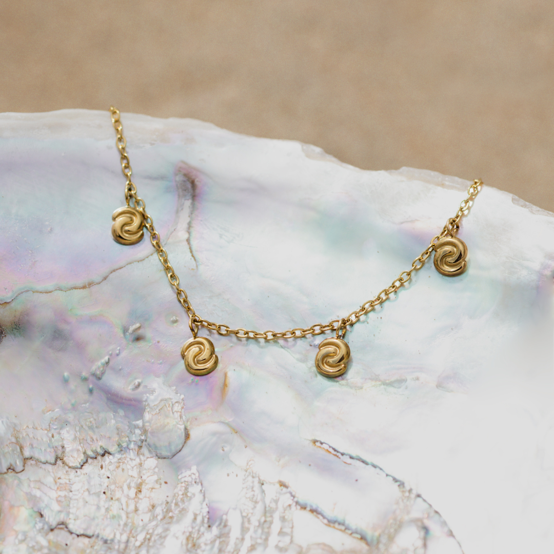 Tides of Time Cavigliera Oro Rosa